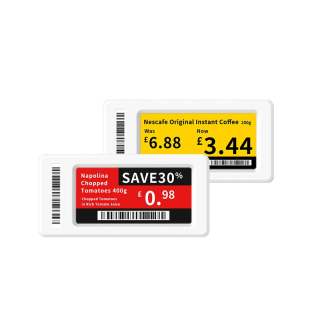 Etiqueta de prateleira eletrônica multilíngue de 2,13 polegadas Série Lite