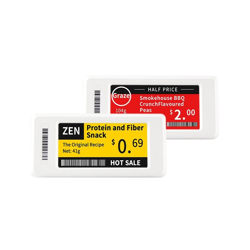 Etiqueta de prateleira digital de 2,66 polegadas Série Lite