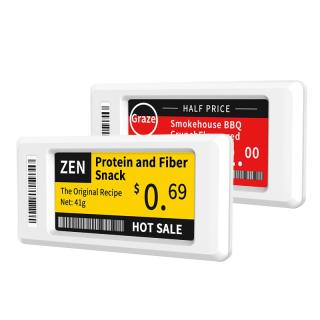 Etiqueta de prateleira digital de 2,66 polegadas Série Lite