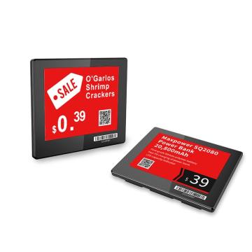 Etiqueta de borda de prateleira eletrônica multilíngue de 4,2 polegadas série fina