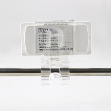 Clipe vertical de etiqueta ESL para cabide de metal