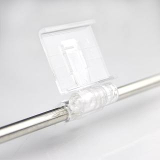 Clipe vertical de etiqueta ESL para cabide de metal