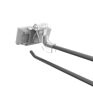 Suporte de gancho L-peg para ESL