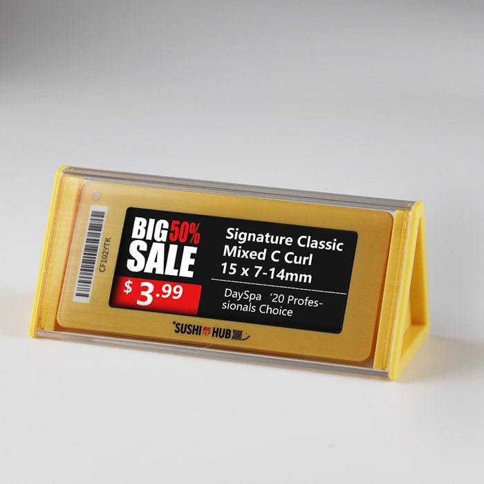 Caixa ESL transparente para padaria ou área de delicatessen