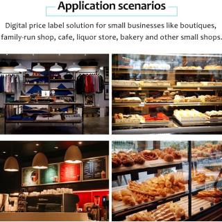 Etiqueta digital E-ink controlada por celular de 2,13 polegadas