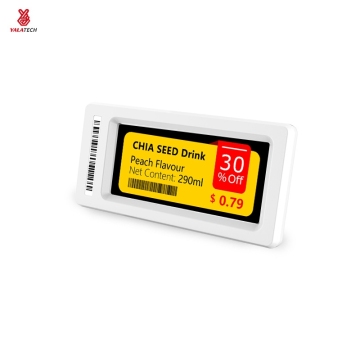 Série Lite de etiqueta eletrônica de varejo de 2,9 polegadas e 4 cores
