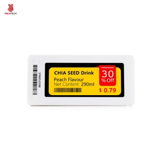 Etiqueta de prateleira eletrônica de 2,9 polegadas 4 cores Série Slim