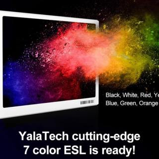 Etiqueta inteligente de tinta eletrônica de 7,3 polegadas e 7 cores