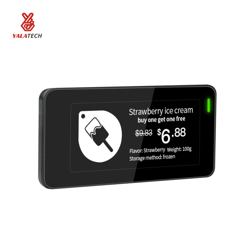 Etiqueta de prateleira digital para freezer multilíngue de 2,9 polegadas à prova d'água