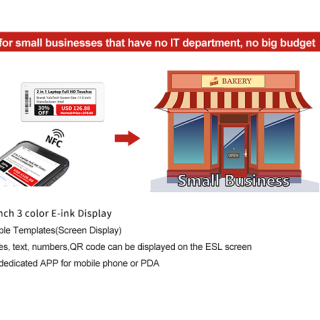 Rótulo Digital NFC 3,5 polegadas